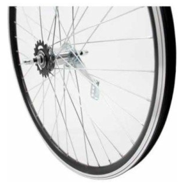 Kruitbosch ACHTERWIEL 26x 1.75 (47-559) HOOG VELG KT REMNAAF ZWART - Afbeelding 2