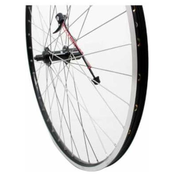 Krt Achterwiel 28 Cassette Deore 8-9-10 Speed RVS ZAC19 Zwart - Afbeelding 4