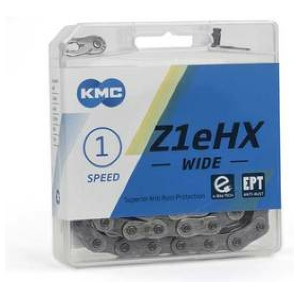 Kmc Z1eHX EPT Fietsketting 1/8" 112 Schakels - Zilver - Afbeelding 3