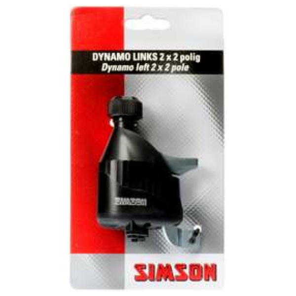 Simson Dynamo links 2x2 polig 02 Zwart - Afbeelding 2