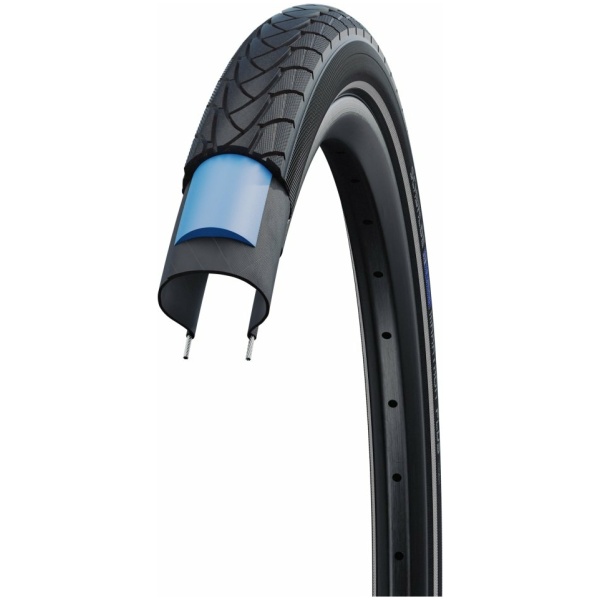 Schwalbe Buitenband 26x1.75 Marathon Plus SmartGuard Refl. Zwart - Afbeelding 3