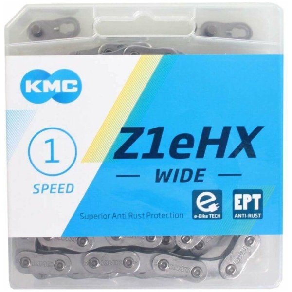 Kmc Z1eHX EPT Fietsketting 1/8" 112 Schakels - Zilver - Afbeelding 2