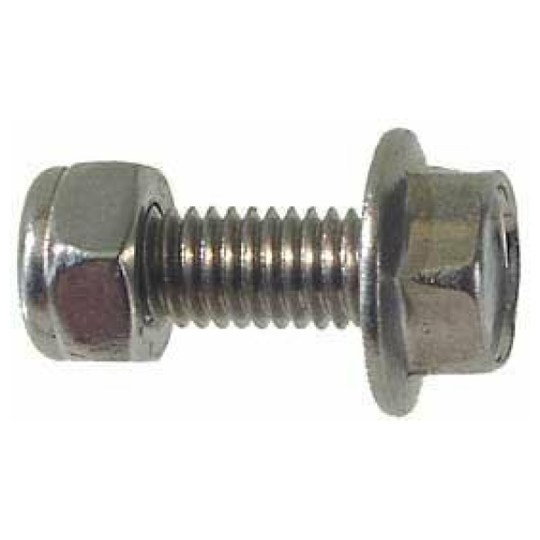 Bofix Spatbordbout M5x25 RVS met borgmoer (50 stuks) Zilver