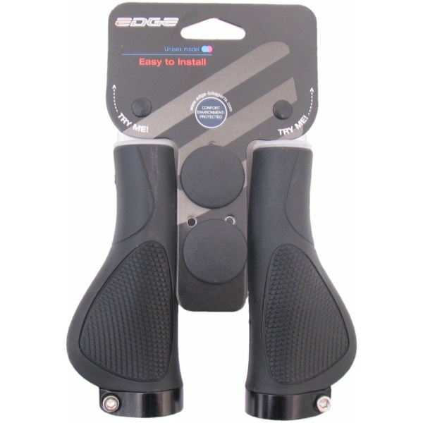 Edge Handvatset ErgoCity Plus met lockring - 136/136mm Zwart