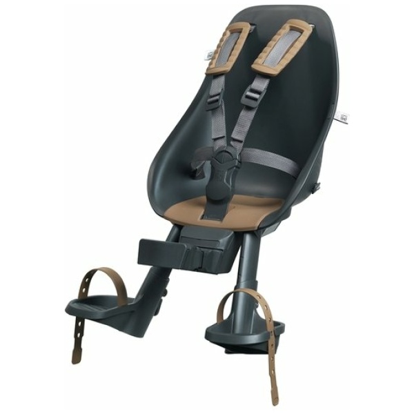 Urban Iki Front Fietsstoeltje Voor - 9 tot 16 Kg Bincho Black/Kurumi Brown