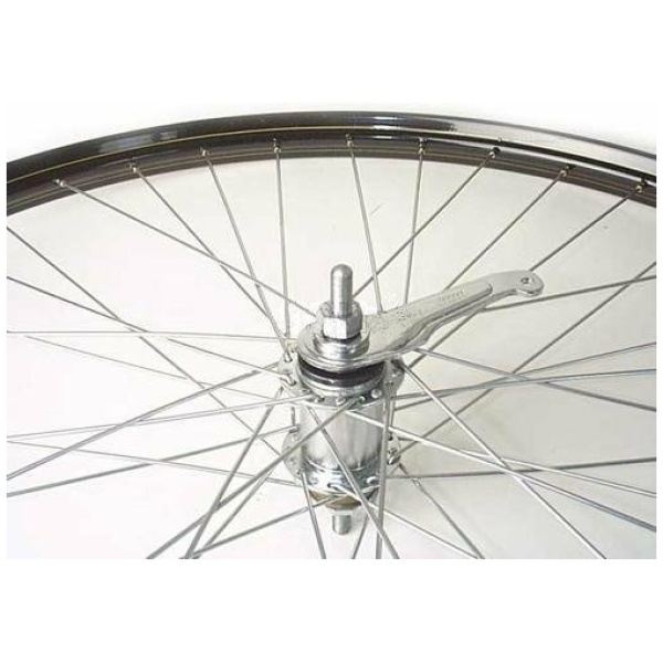 Cycletech Achterwiel aluminium 28 x 1 1/2 (40-635) Shimano Remnaaf zwart zink spaak