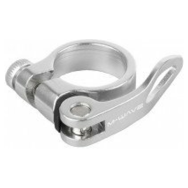 Marwi Mirage Zadelpenklem Ø38.5mm Snelspanner - Zilver Zwart