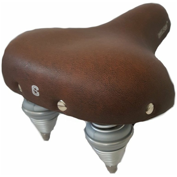 Selle Comfort zadel Retro 27 x 24,5 cm unisex Smart Foam Bruin