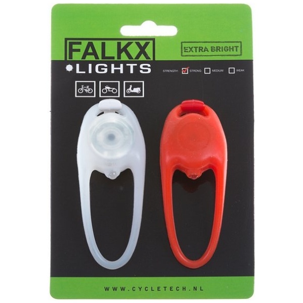 Falkx Led set Frog voor en achter