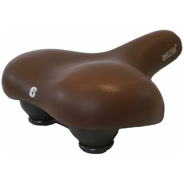 Selle Comfort Fietszadel - Bruin - Met Smart Foam Techniek - Unisex