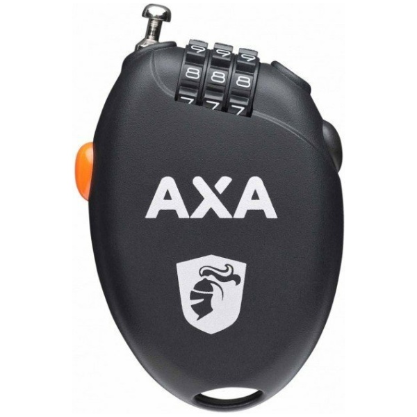 Axa cijferslot Roll Retractable 75cm Zwart - Afbeelding 2