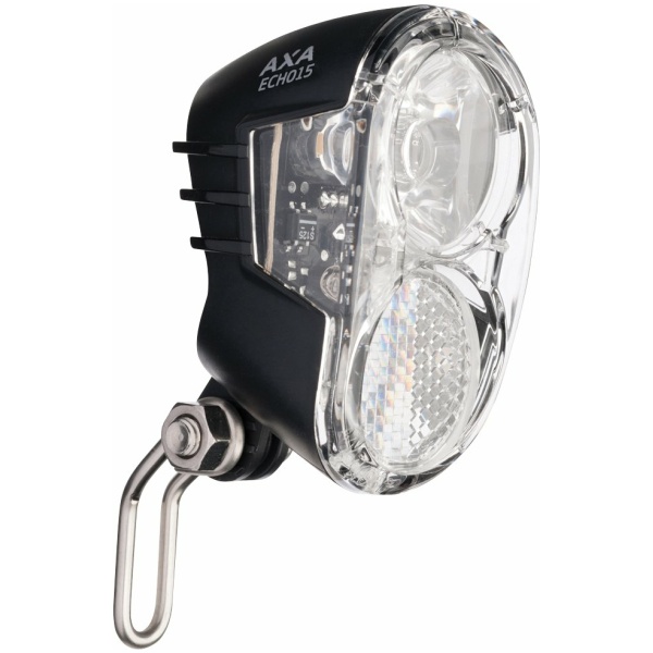 Axa Koplamp Echo15 Naafdynamo Schakelaar - Black