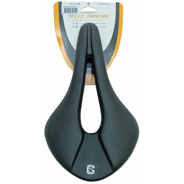 Selle Comfort zadelrace zadel met gat. (hangverpakking)