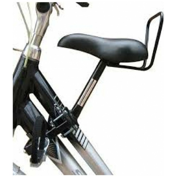 Velo Zadel op Buis Damesfiets Oversized Model 3 (Dubbele Buis) Black - Afbeelding 2