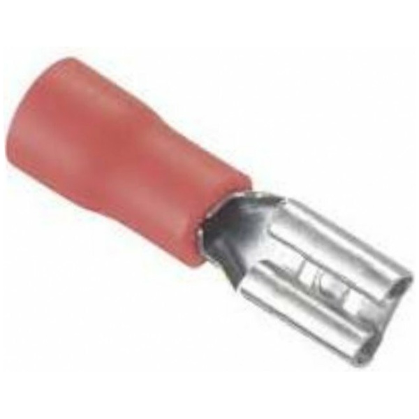 Bofix 246325 AMP Kabelschoen vrouw plat 4.8mm rood 246325 AMP