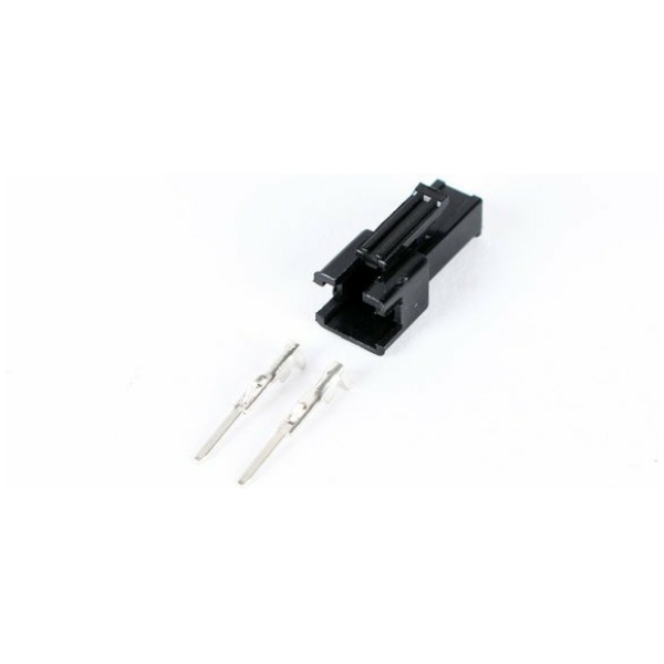 Fietsunie E-Drive 2 Pin Male black Plastic connector