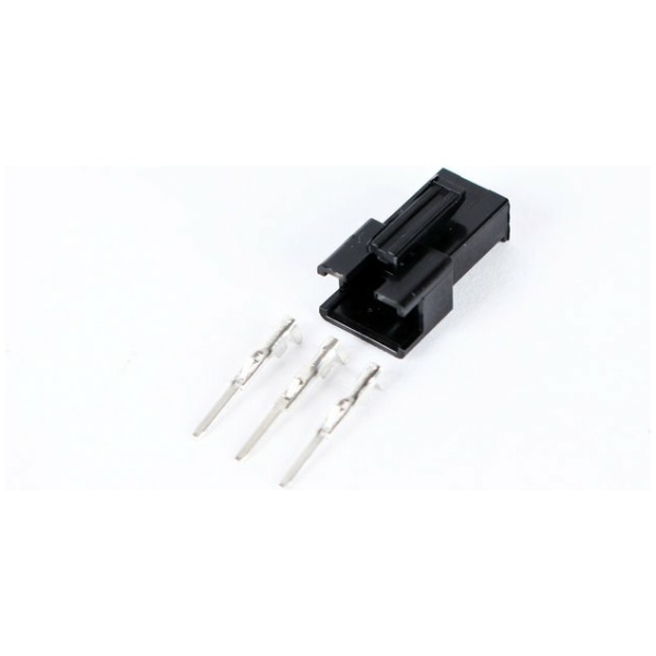 Fietsunie E-Drive 3 Pin Male black Plastic connector