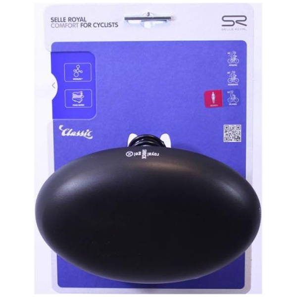 Selle Royal Fietszadel 8244 G Rok gel Zwart - Afbeelding 2