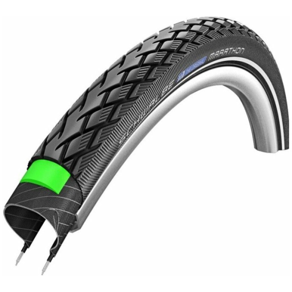 Schwalbe Buitenband 27x1 1/4 (32-630) Marathon GreenGuard Refl Zwart