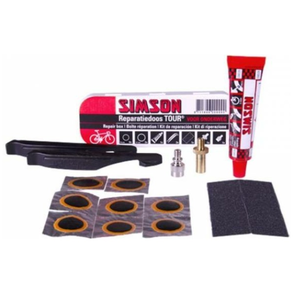 Simson Reparatie Doos Tour Rood|Zwart