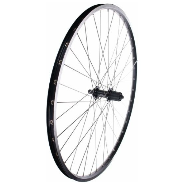 Krt Achterwiel 28 Cassette Deore 8-9-10 Speed RVS ZAC19 Zwart