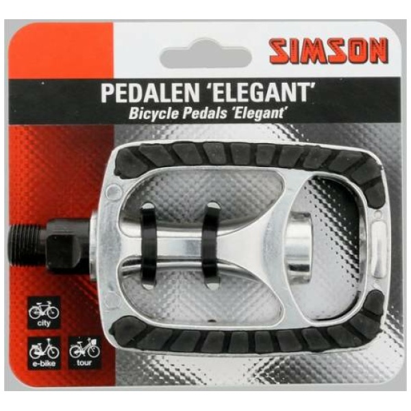 Simson PEDALEN ELEGANT 021978 Zilver|Zwart