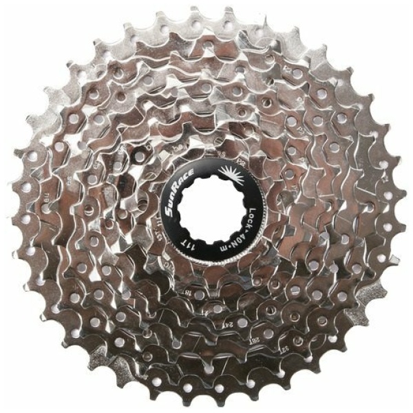 Sunrace M98 Cassette 9V 11-36 Tands Staal - Zilver