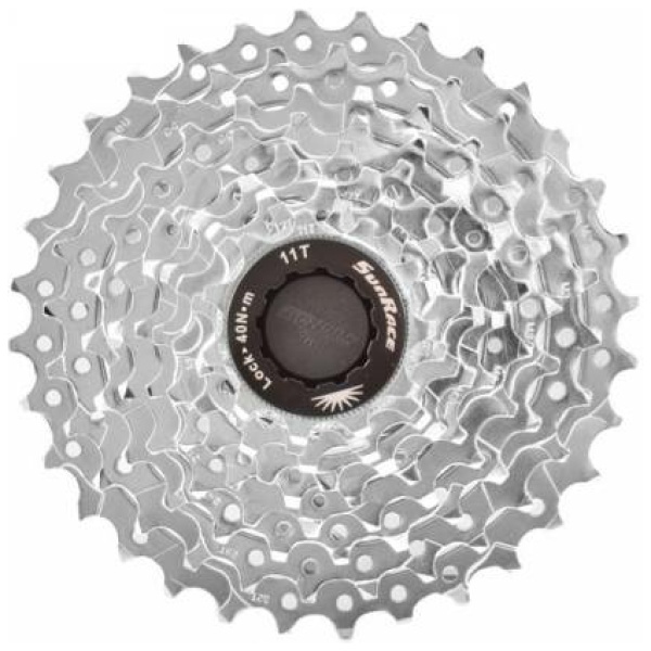 Sunrace Cassette 11-32T 9V -ZILVER Zilver