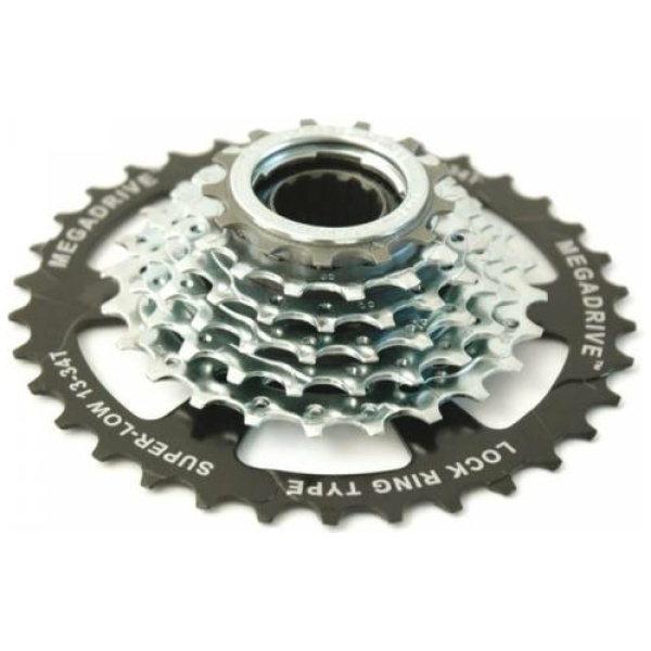 Sunrace Freewheel 7-speed 13-34 Zilver|Zwart - Afbeelding 2