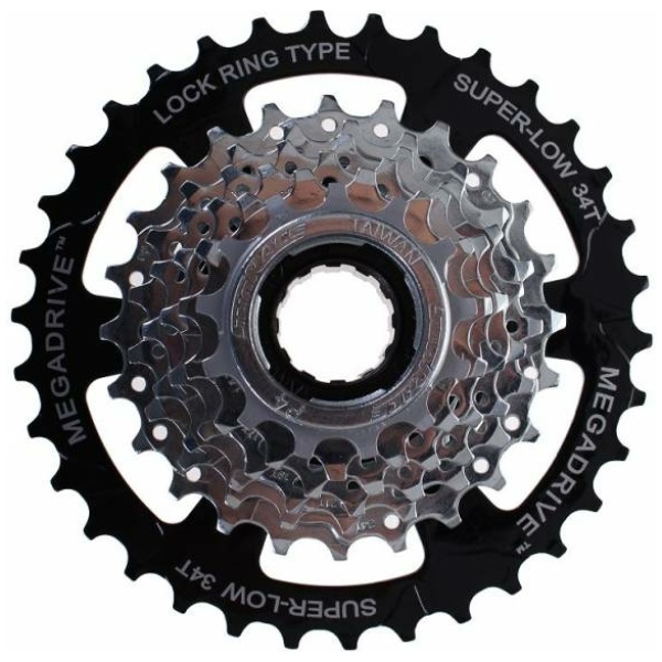 Sunrace Freewheel 7-speed 13-34 Zilver|Zwart