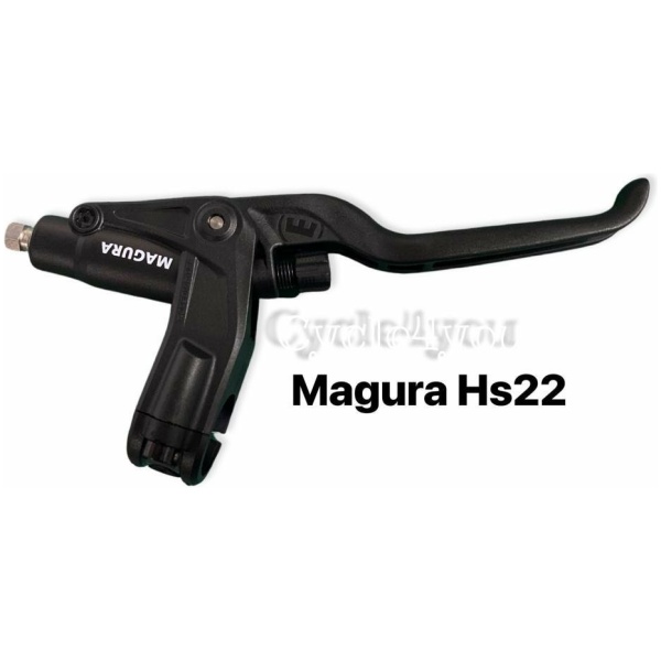 Magura Remgreep HS22 3 Vinger Voor/Achter - Zwart