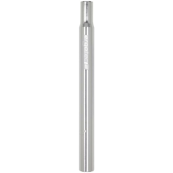 Ergotec Zadelpen Kaars Ø27.2 x 300mm Aluminium - Zilver