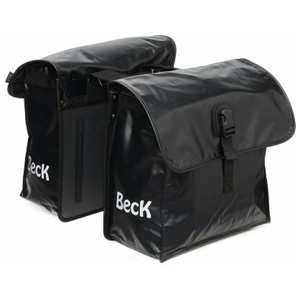 Beck Dubbele Fietstas Small 35L - Zwart