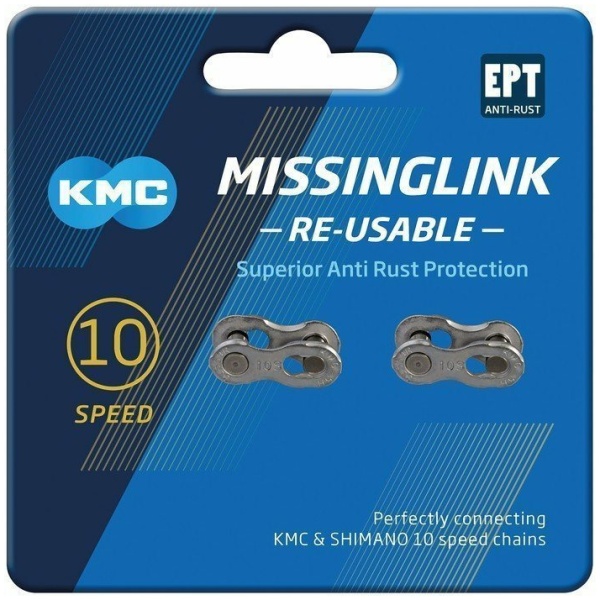 Kmc 10R EPT Missinglink 11/128" tbv. X10 - (2) Zilver