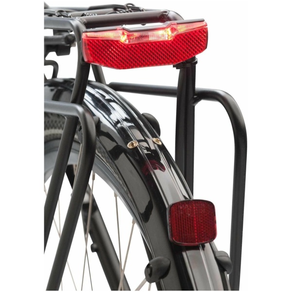 Axa Achterlicht Blueline 80 Mm Led Naafdynamo/fietsaccu Rood Zwart