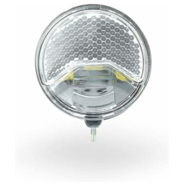 Axa 706 Koplamp LED Batterijen - Donker Chroom Dark Chrome