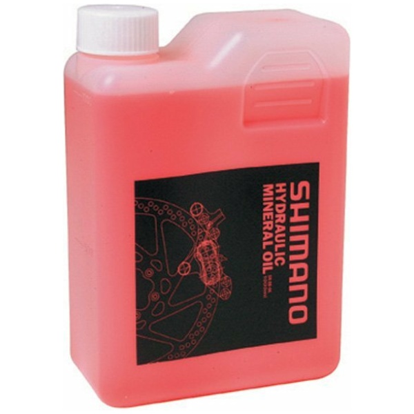 Shimano Schijfremolie mineraal 1000 ml Rood