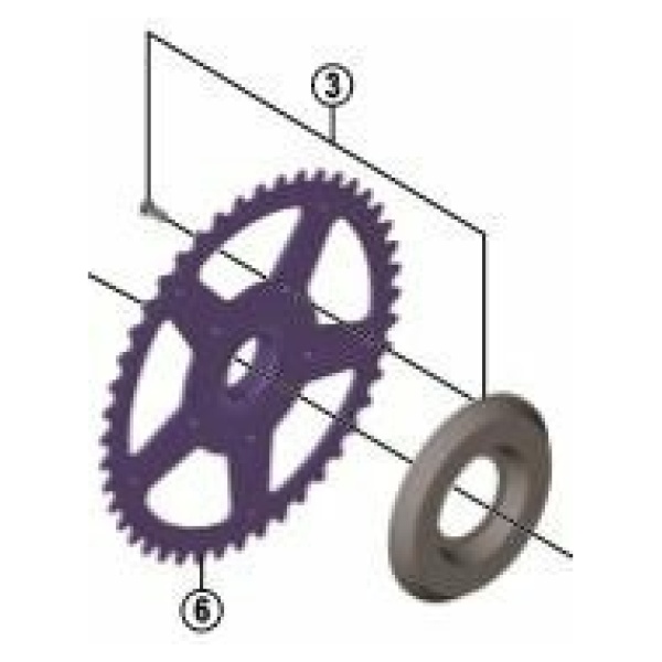 Shimano Y70L00010 STEPS sluitring DU-E6000 (6002/6012)