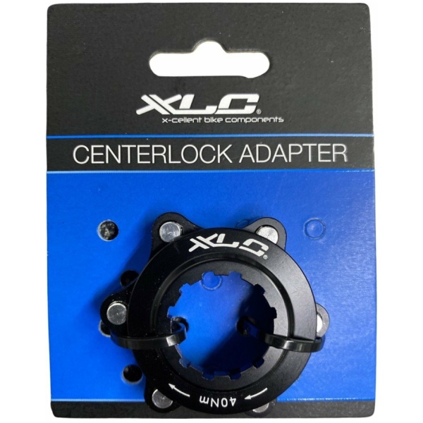 Xlc Remschijf Adapter Centerlock -> 6-Gaats - Zwart/Zilver