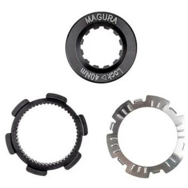 Magura Schijfrem Adapter 6-Gaats -> Centerlock QR - Zwart