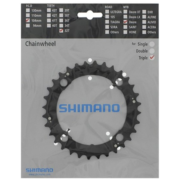 Shimano Kettingblad 32T Deore FC-M480 Black - Afbeelding 2