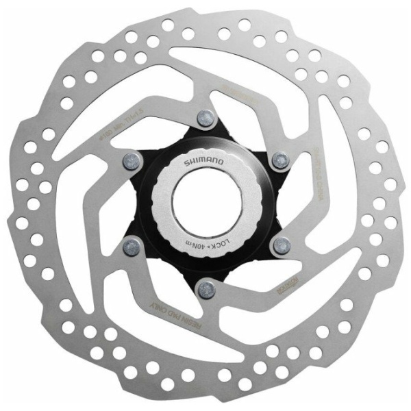 Shimano RT110 Remschijf Ø160mm CL -/Zwart Zilver