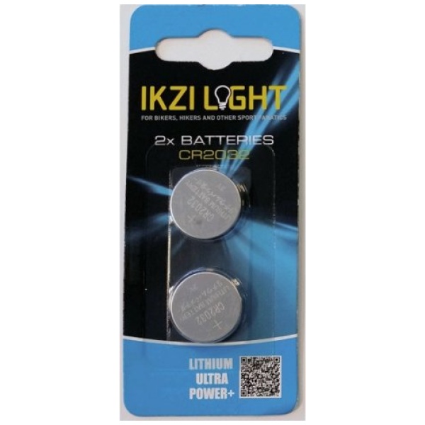 Ikzi knoopbatterijen CR2032 Blauw