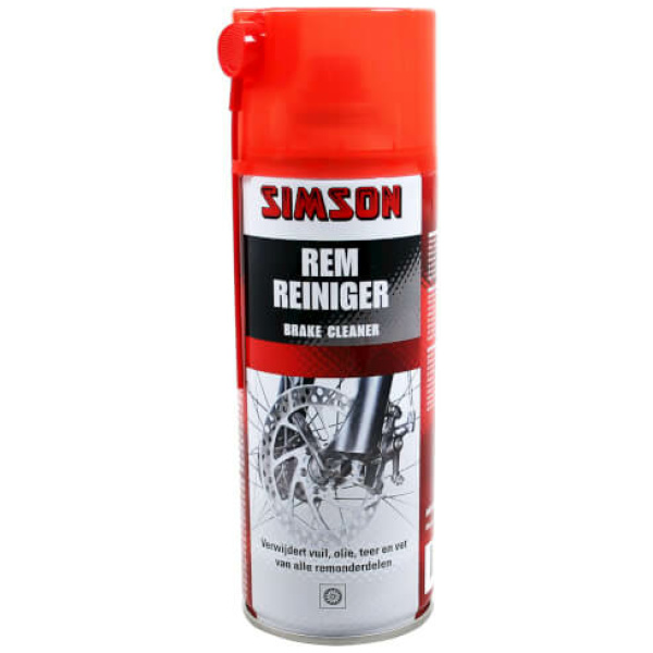 Simson remreiniger spray 400ml Rood - Afbeelding 2