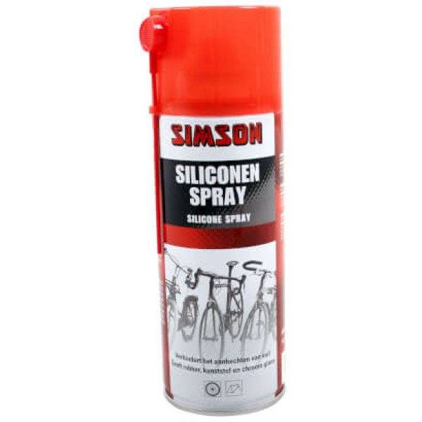 Simson siliconen spray 400ml Rood - Afbeelding 2