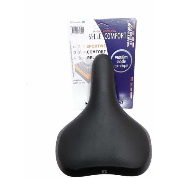 Selle Comfort Zadel Pure 25 X 22 Cm Unisex Zwart