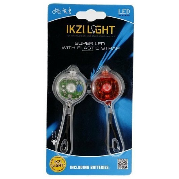 Ikzi verl set mini 1 led +elast Rood