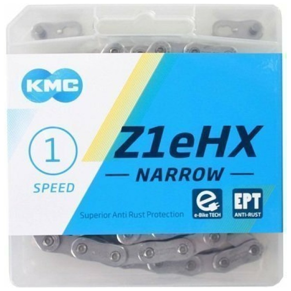 Kmc Z1eHX Narrow EPT Fietsketting - E-bike Specifiek Zilver - Afbeelding 2