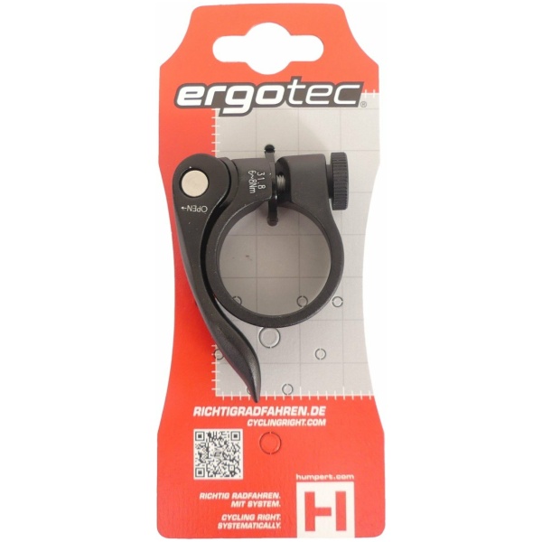 Ergotec SCQ-100 Zadelpenklem Ø31.8mm - ZWART