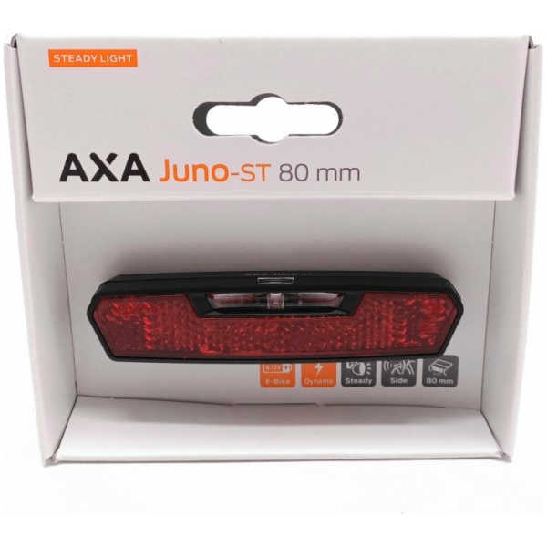 Axa Juno achterlicht auto off batterij 80mm ROOD